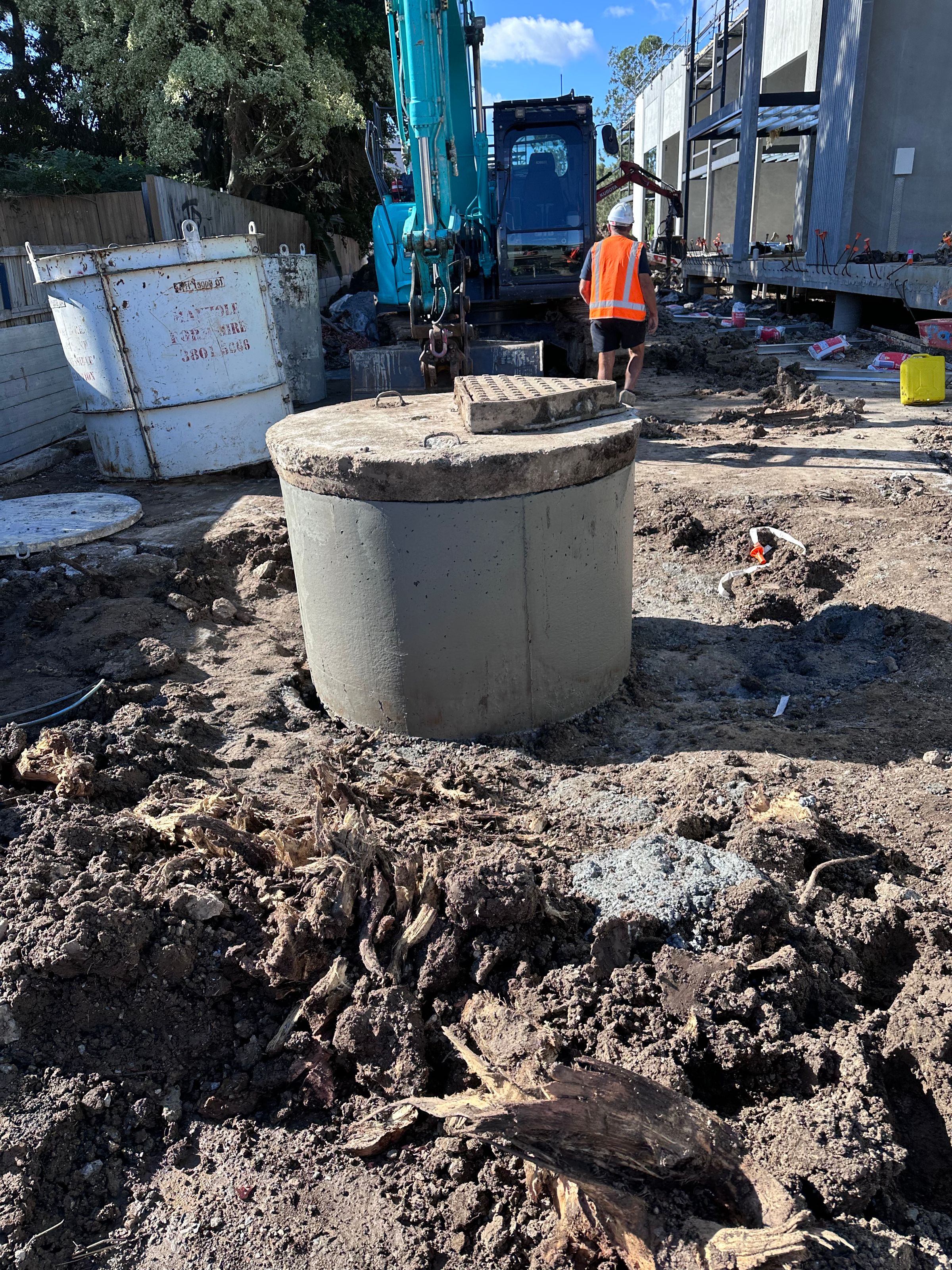 Civil drainage works