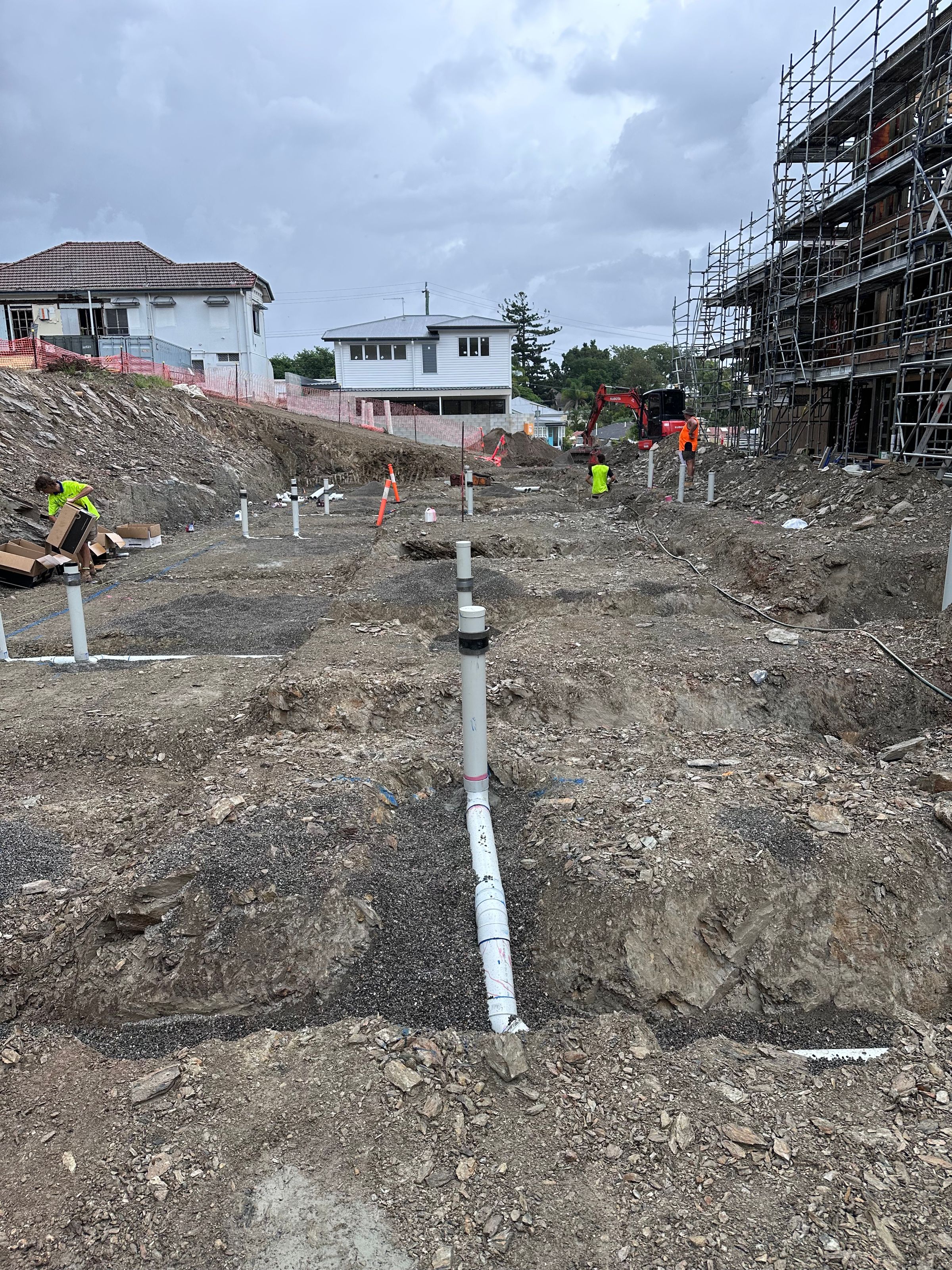Hydraulic plumbing installation